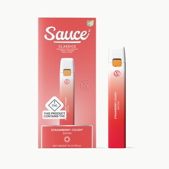 Sauce. - Sauce Classics - Strawberry Cough - 1G AIO (OH) - 1