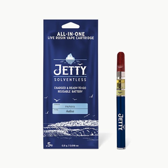 Jetty Extracts - Papaya Solventless All-in-One Vape Pen - 1