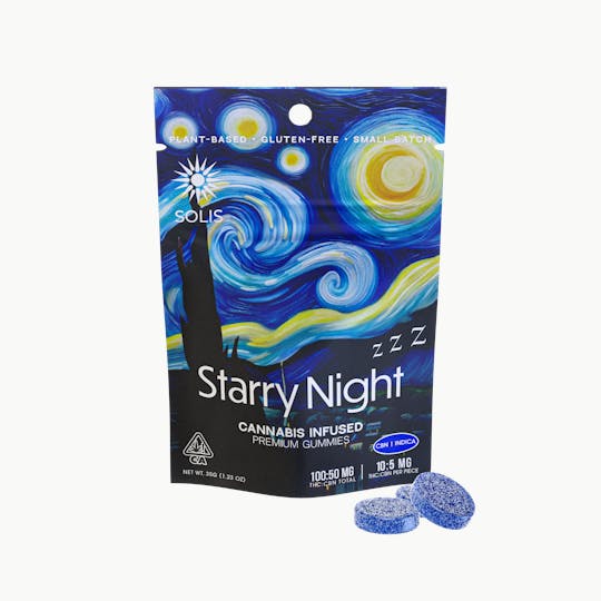Solis - Starry Night | 100mg Sleep Gummies | Indica - 1