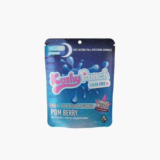 Kushy Punch - Kushy Punch Nightime - Pom Berry (100MG THC + 50MG CBN) SUGAR FREE - 1