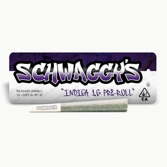 Schwaggy's - Schwaggy's Pre-Roll 1.0g Indica Blend - 1
