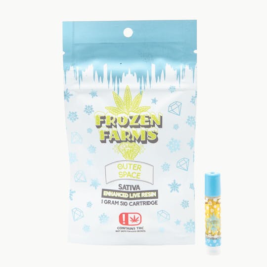 Frozen Farms - Frozen Farms - Outer Space - 1G Live Resin Cartridge (SATIVA) - 1