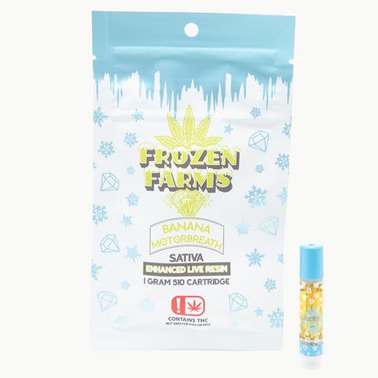 Frozen Farms - Frozen Farms - Banana Motorbreath - 1G Live Resin Cartridge (SATIVA) - 1