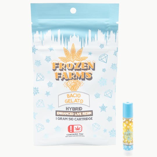 Frozen Farms - Frozen Farms - Bacio Gelato - 1G Live Resin Cartridge (HYBRID) - 1