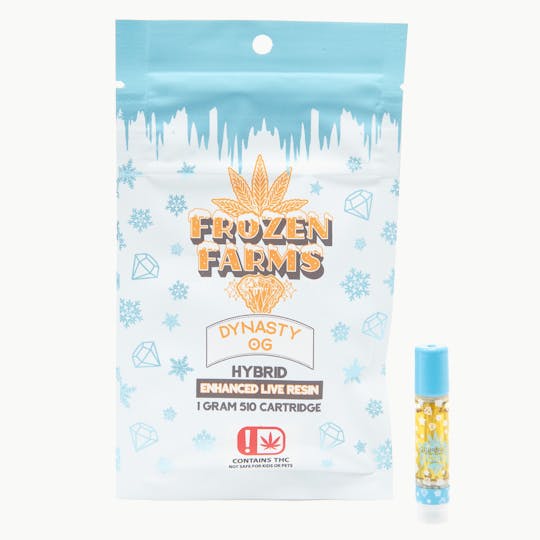 Frozen Farms - Frozen Farms - Dynasty OG - 1G Live Resin Cartridge (HYBRID) - 1