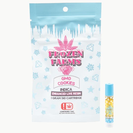 Frozen Farms - Frozen Farms - GMO Cookies - 1G Live Resin Cartridge (INDICA) - 1