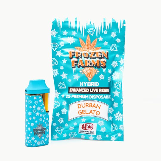 Frozen Farms - Frozen Farms 2G - Blueberry Cheese - Live Resin Disposable (HYBRID) - 1