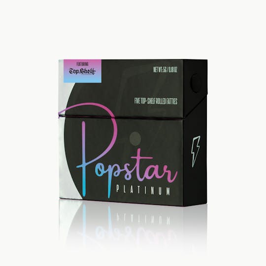 Rockstar Cannabis - Popstar Platinum | 5g | 5pk | Top Shelf Cultivation Blue Dream - 1