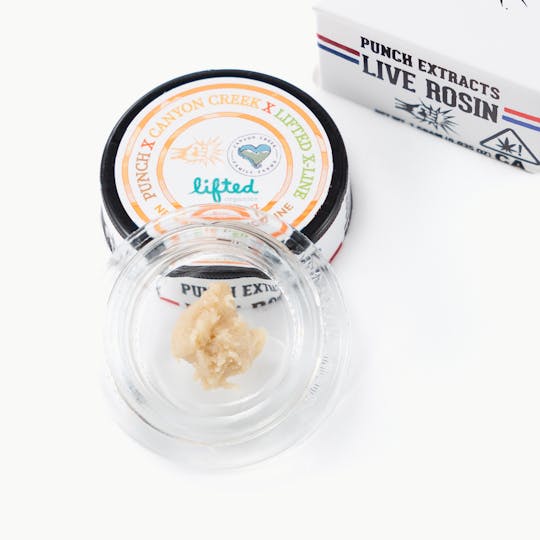 Punch Edibles & Extracts - Nectarine Tangerine Tier 4 Live Rosin Cold Cure Badder (1g) - 1