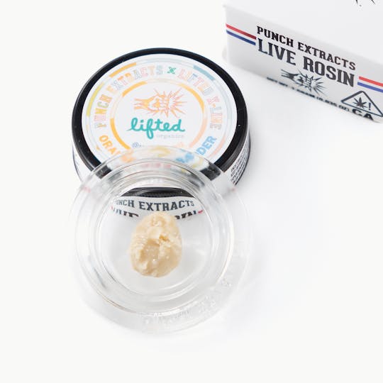 Punch Edibles & Extracts - Orange OGKB Tier 4 Live Rosin Cold Cure Badder (1g) - 1