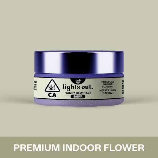Lights Out - Honey Dew Haze (sativa) Flower 3.5g - 1