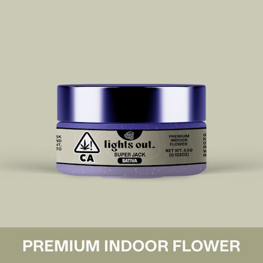 Lights Out - Super Jack (sativa) Flower 3.5g - 1
