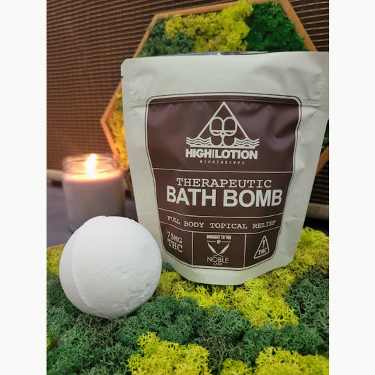 Noble Labs - Noble Labs - High Lotion Bath Bomb - 75mg THC - 1