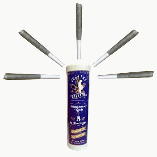 Country Cannabis - Blackberry | Infused Pre-Roll | 1G | 5pk - 1