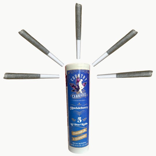 Country Cannabis - Huckleberry | Infused Pre-Roll | 1G | 5pk - 1
