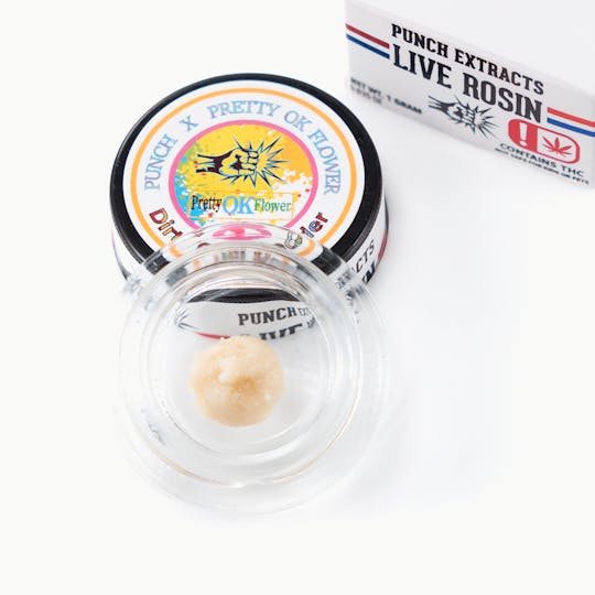 Punch Edibles & Extracts - Dirty Dosi Silver Tier Live Rosin Cold Cure Badder (1g) - 1
