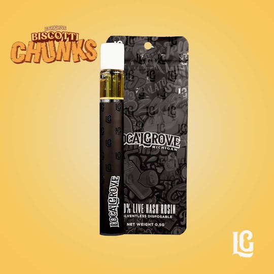 Localgrove - Local Grove Live Hash Rosin Disposable | Biscotti Chunks | 0.5G - 1