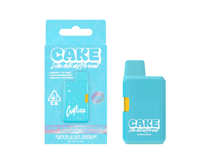 Cake Cryo Live Resin MINI - King Louis - Indica - 1g pre-roll