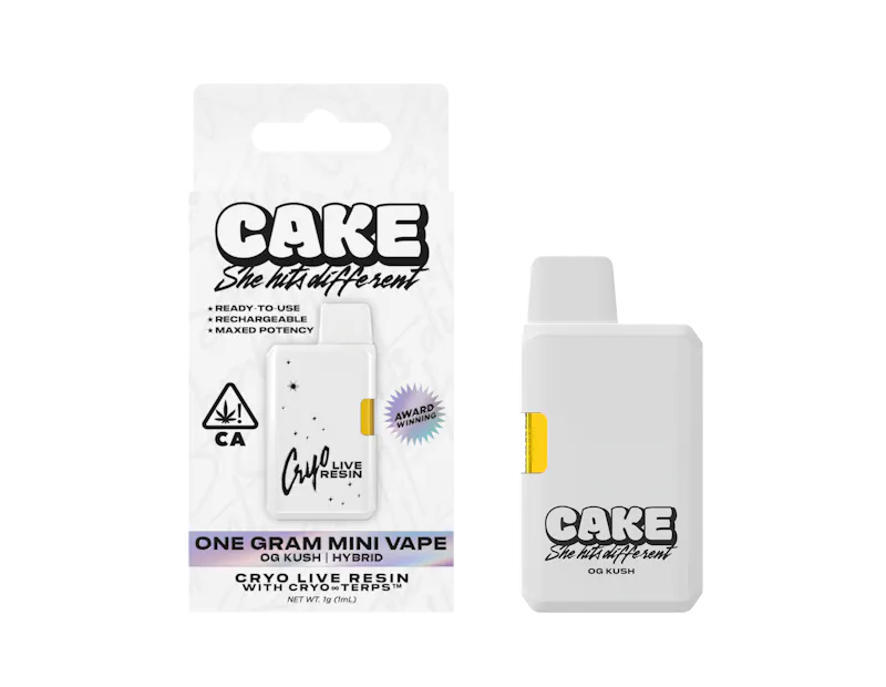 Cake Cryo Live Resin MINI - OG Kush - Hybrid - 1g pre-roll