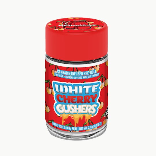 Backpackboyz - White Cherry Gushers - 3G 5 pack Infused Prerolls - 1