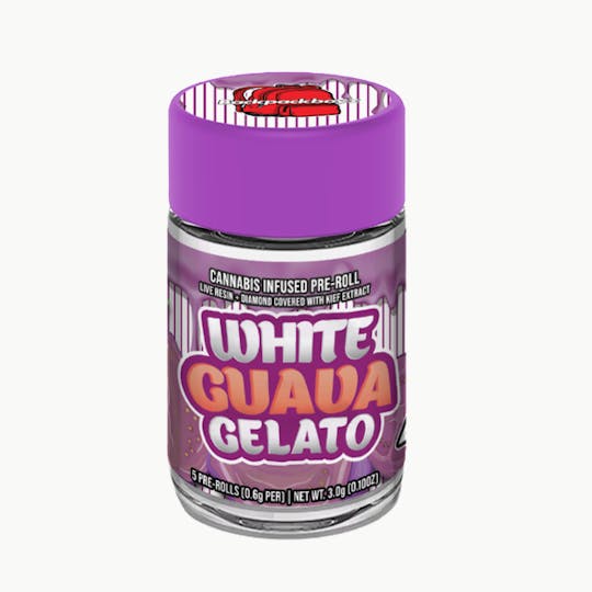 Backpackboyz - White Guava Gelato - 3G 5 pack Infused Prerolls - 1