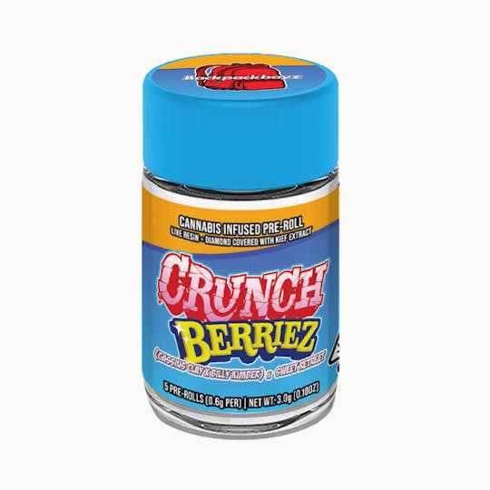 Backpackboyz - Crunch Berriez - 3G 5 pack Infused Prerolls - 1