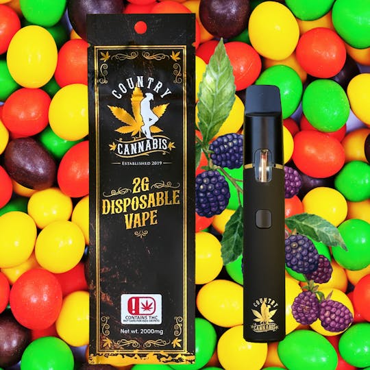 Country Cannabis - Blackberry Zkittles | Vape | 2g - 1