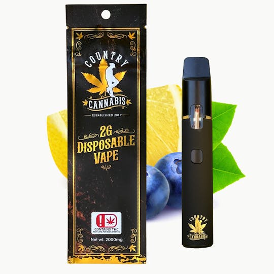 Country Cannabis - Blueberry Lemonade | Vape | 2G - 1