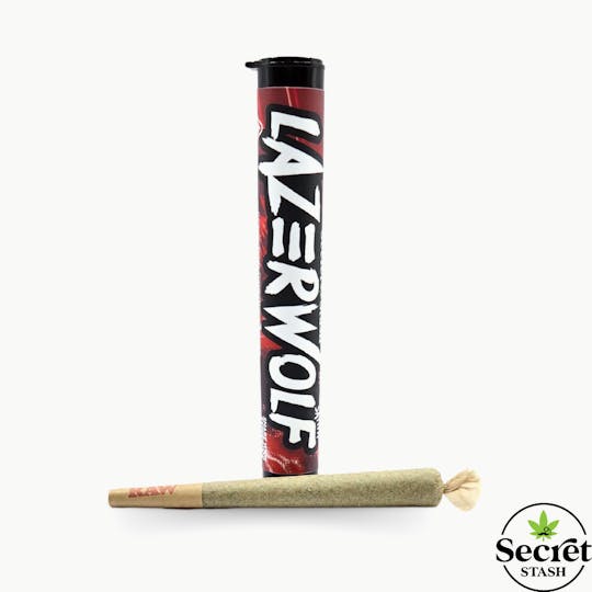 Secret Stash - Secret Stash | Full Bud Pre Roll | Lazer Wolf | 1.2g - 1