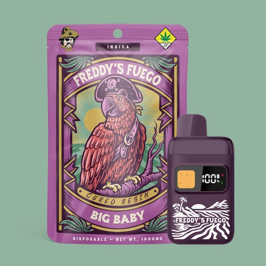 Freddy's Fuego - Big Baby - Cured Resin Disposable - 1