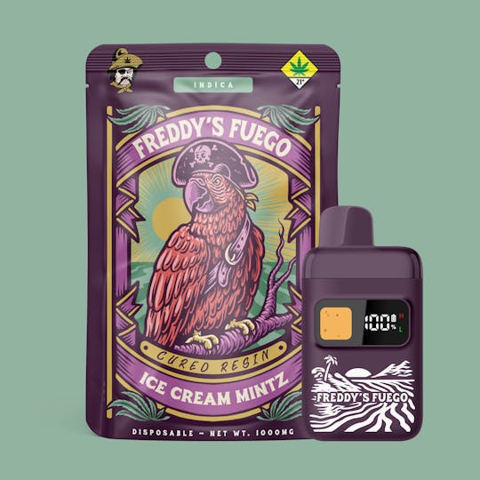 Freddy's Fuego - Ice Cream Mintz - Cured Resin Disposable - 1