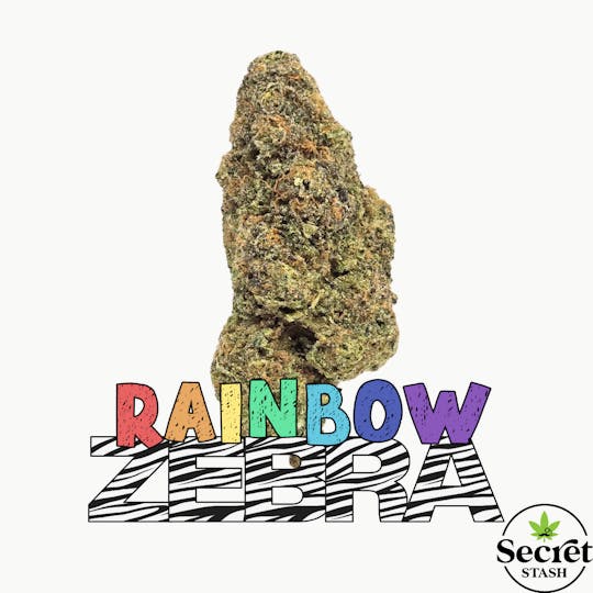 Secret Stash - Secret Stash | Flower | Rainbow Zebra | G - 1