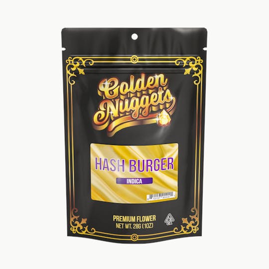 Golden Nuggets - Hash Burger (28g) | Indica - 1