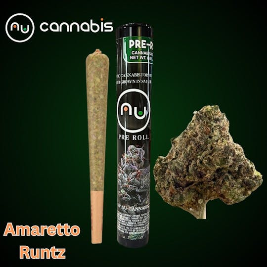 Nu Cannabis Brand - NuCannabis - Amaretto Runtz 1.2g - PRE ROLL - 1