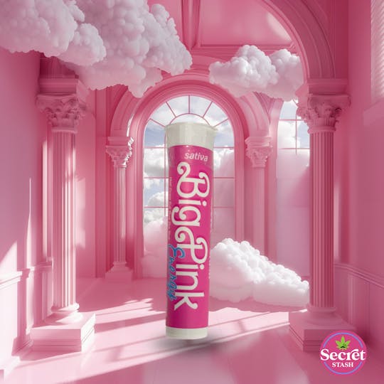 Secret Stash - Secret Stash | Full Bud Pre Roll | Big Pink Energy | .5g - 1