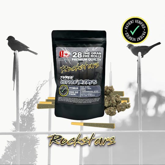 710Trading - Rockstars - 1g Pre Roll - Three Little Birds - 1