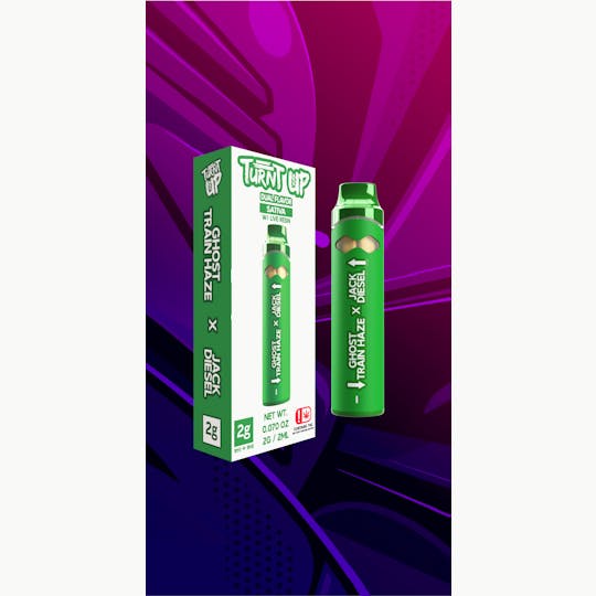 710Trading - Turnt Up - 2g Disposable - Ghost Train Haze x Jack Diesel - 1