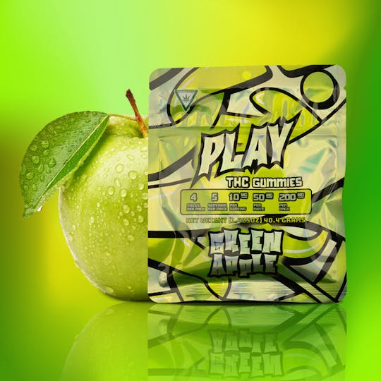 Play Michigan - Green Apple ━ 200mg ━THC Gummies ━ Play - 1