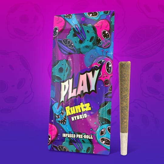 Play Michigan - Play | Runtz | 1.2g | Infused Pre-Roll - 1
