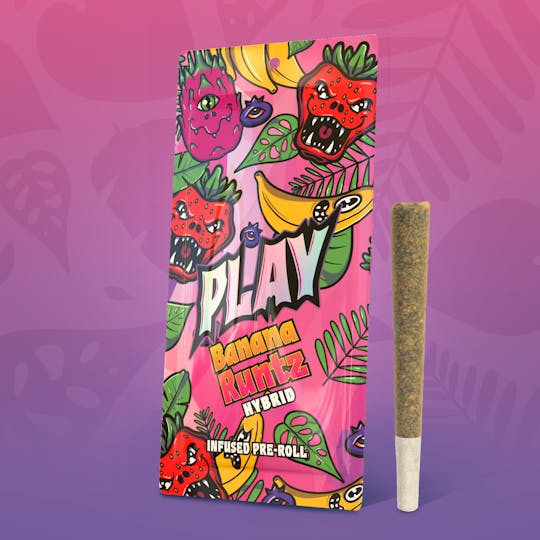 Play Michigan - Play | Banana Runtz | 1.2g | Infused Pre-Roll - 1