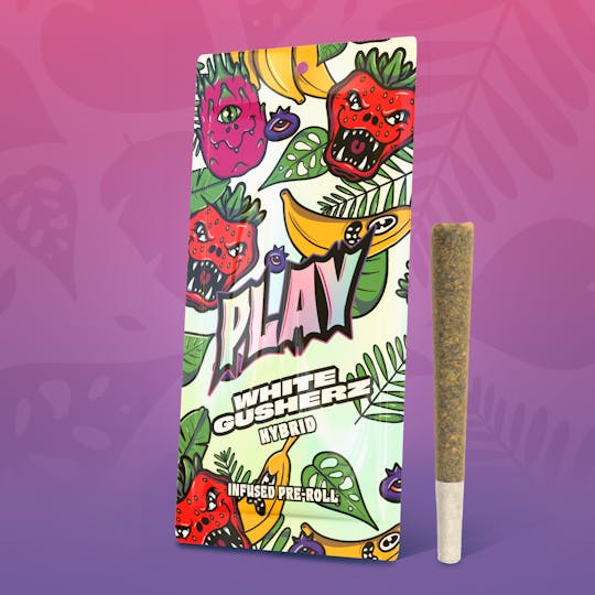 Play Michigan - Play | White Gusherz | 1.2g | Infused Pre-Roll - 1