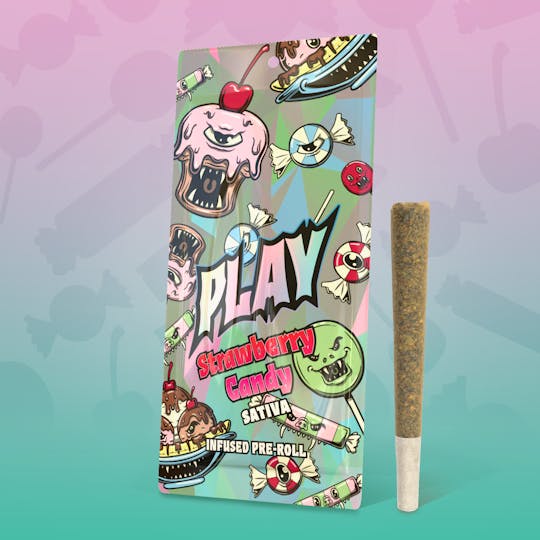 Play Michigan - Play | Strawberry Candy | 1.2g | Infused Pre-Roll - 1