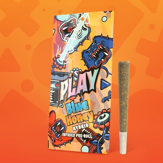 Play Michigan - Play | Blue Honey | 1.2g | Infused Pre-Roll - 1
