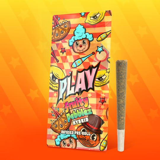 Play Michigan - Play | Fruity Pebblez | 1.2g | Infused Pre-Roll - 1