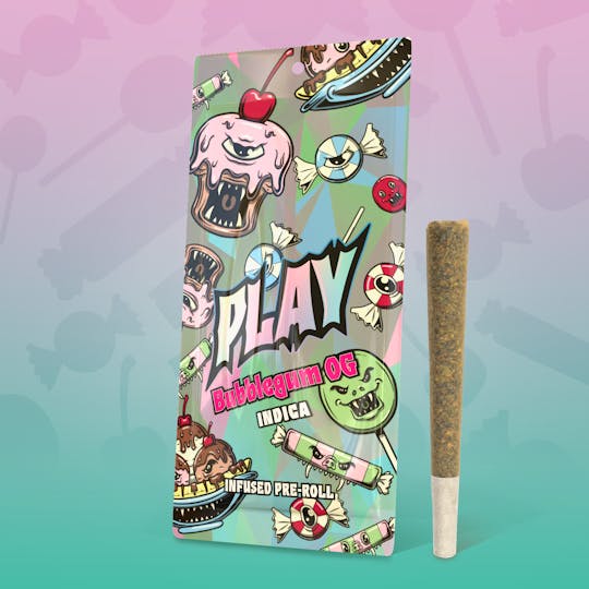 Play Michigan - Play | Bubblegum OG | 1.2g | Infused Pre-Roll - 1