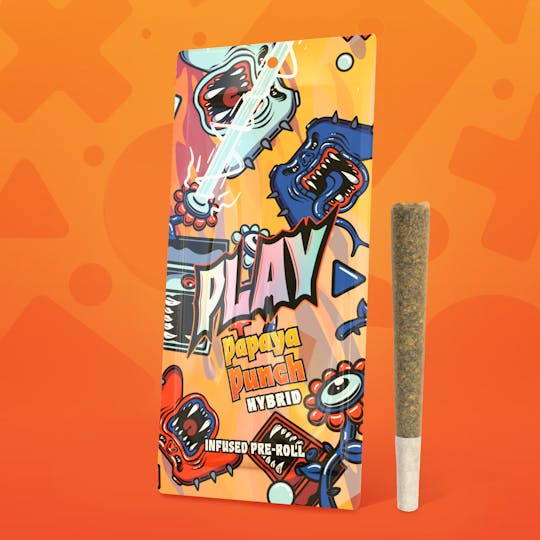 Play Michigan - Play | Papaya Punch | 1.2g | Infused Pre-Roll - 1