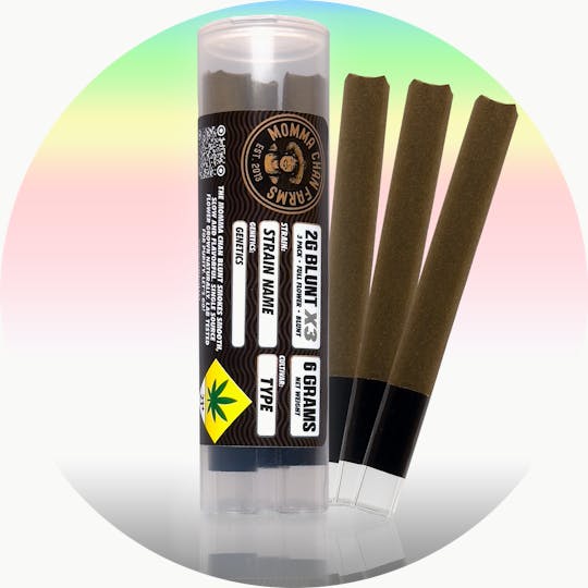 Momma Chan Farms - Rainbow Runtz - Blunt 2G 3pk - 1