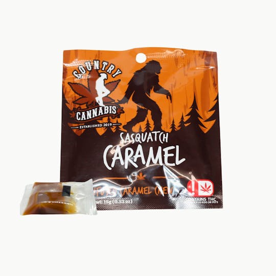 Country Cannabis - Caramel | Sasquatch | Single | 100 MG - 1
