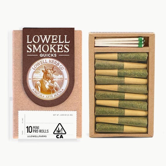 Lowell Herb Co. - Lowell Quicks | 3.5g Pre Roll Pack | The Harmony Hybrid - 1