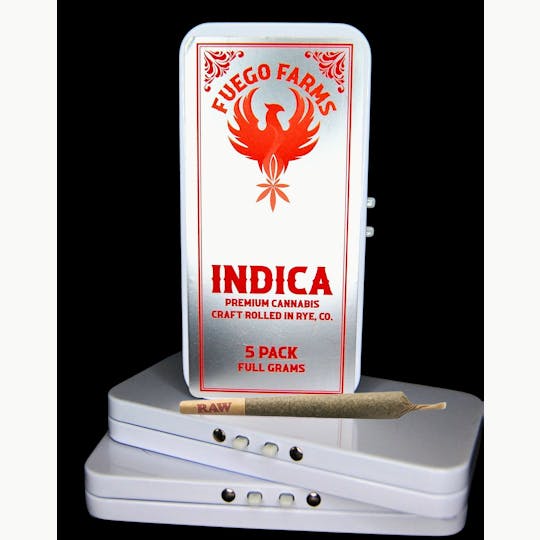 Fuego Farms - Fuego Farms 5g Pre-Roll 5-pack - Crazy Glue (White Label) - 1